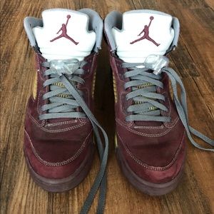 Nike Air Jordan 5 Burgundy Pre-Owned Men’s 10.5